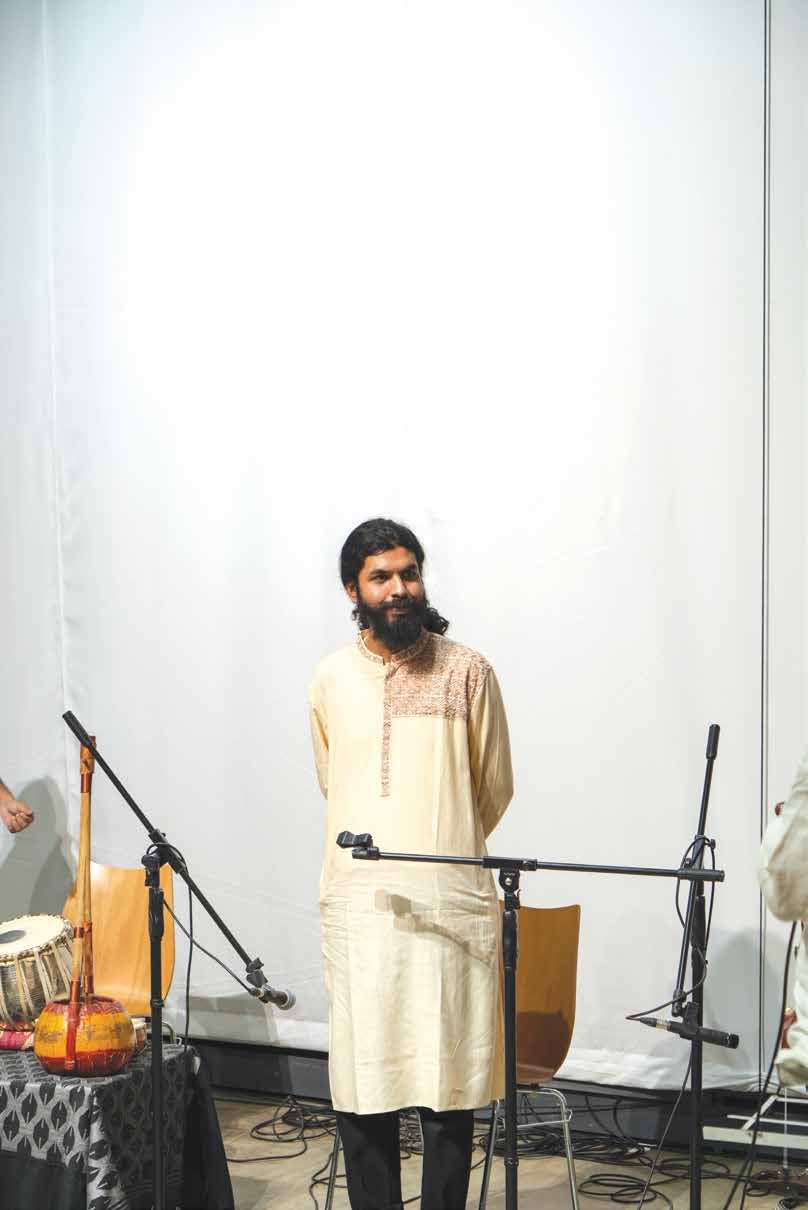 Live performance during the exhibition programme.